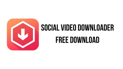 Easy to use, unlimited and free. . Social video downloader